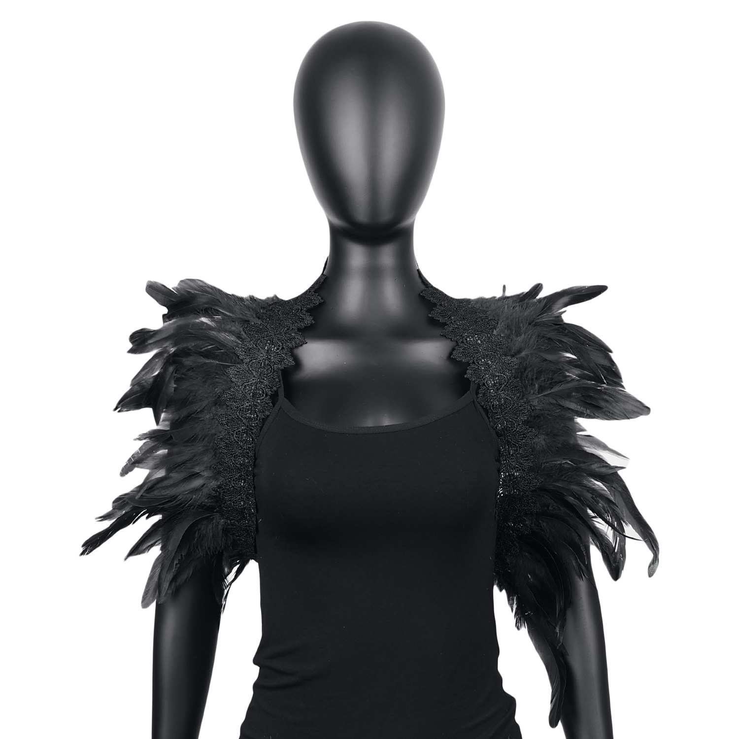 Directo DE FÁBRICA DE Amazon de suministro transfronterizo Festival bola del partido Chaleco de plumas mantón ropa del Cabo