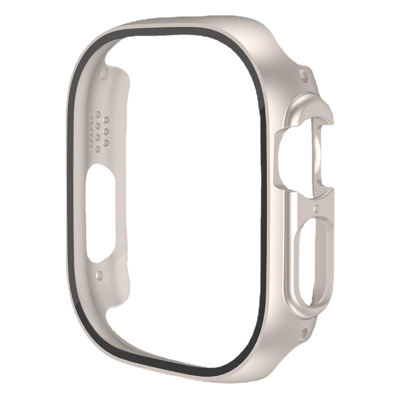 Защитный чехол для Apple Watch 11 (42/46 мм) с интегрированной защитной пленкой из закаленного стекла и поликарбоната, совместимый с Series 10 и SE3