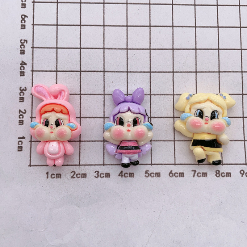 新商品の明るい顔の泣いている子供の女の子の樹脂の部品のdiyクリームのゴムの携帯の箱のコップの靴の服のアクセサリの部品|undefined
