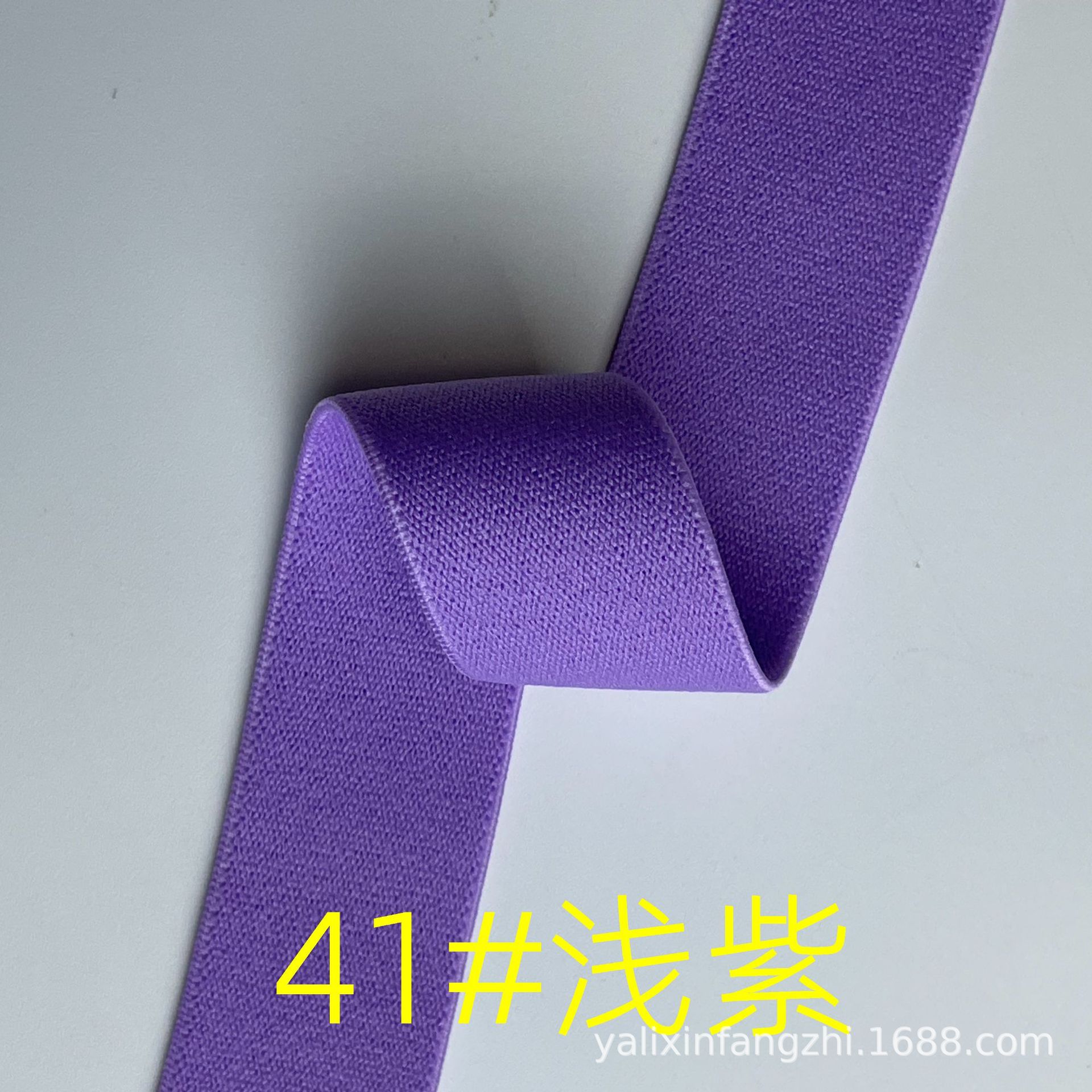 Fabricante spot engrosamiento color puro banda elástico de alta elasticidad de grano liso suave para la piel banda elástica de la cintura de terciopelo de doble cara