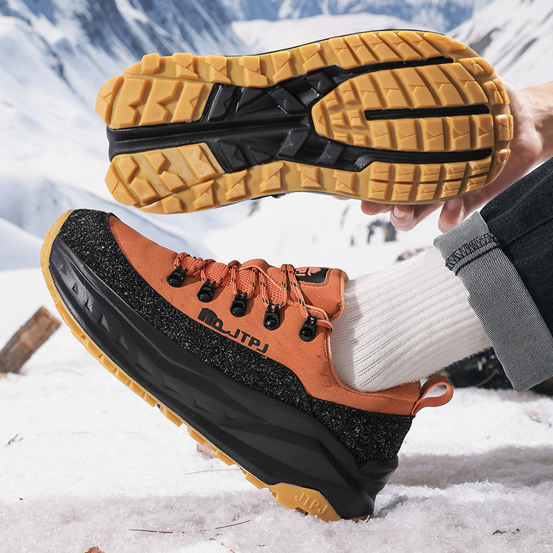 Botas de neve para homem forradas com lã para inverno_voghion.com
