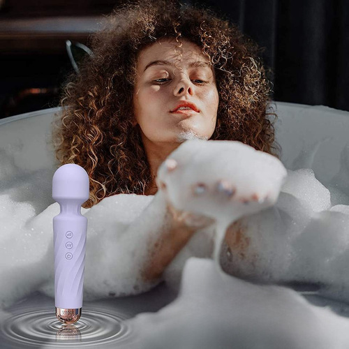 Exporting foreign trade non-standard vibrator female strong vibration ribbed massage rod second wave self-pleasure rod women's erotic sex products