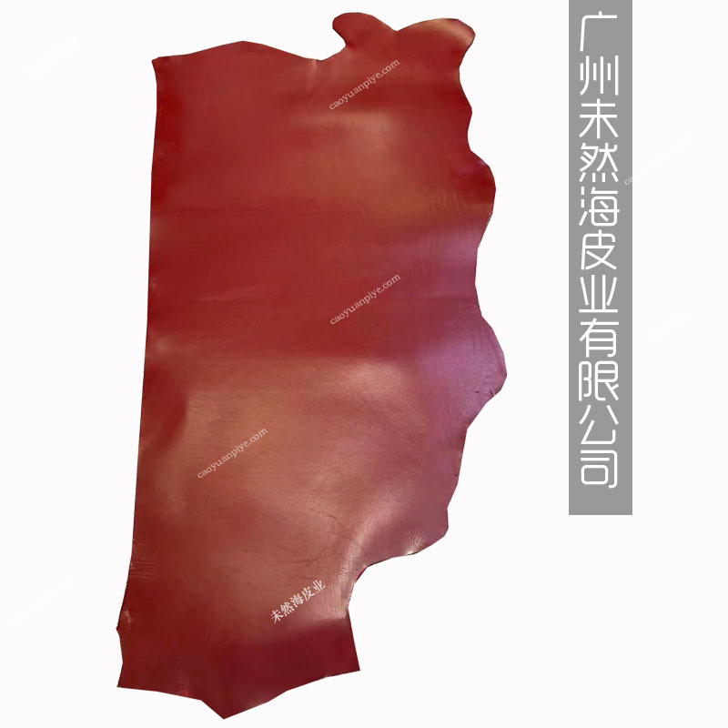 红色厚树膏牛皮汽车挂件平安钥匙扣用3.5mm厚牛皮DIY开料皮