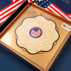 美國花旗參圓片西洋參禮盒送長輩補品送父母滋補品西洋參片禮盒