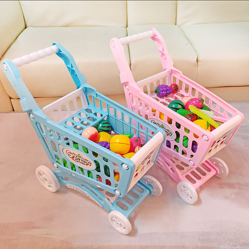 Children's Shopping Cart Toy Large Trolley Supermarket Trolley Play House Girl Baby 2-3-4 Years Old Manufacturer