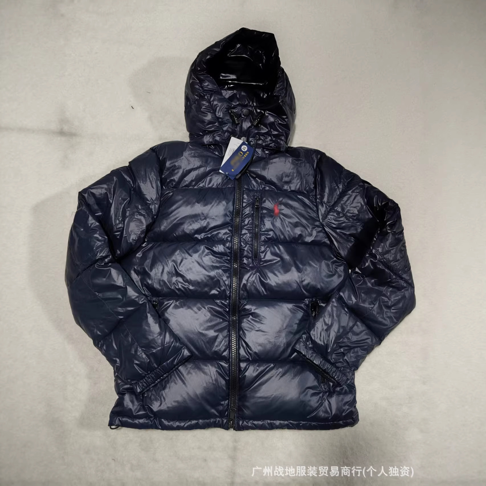 네이비 블루 다운 재킷