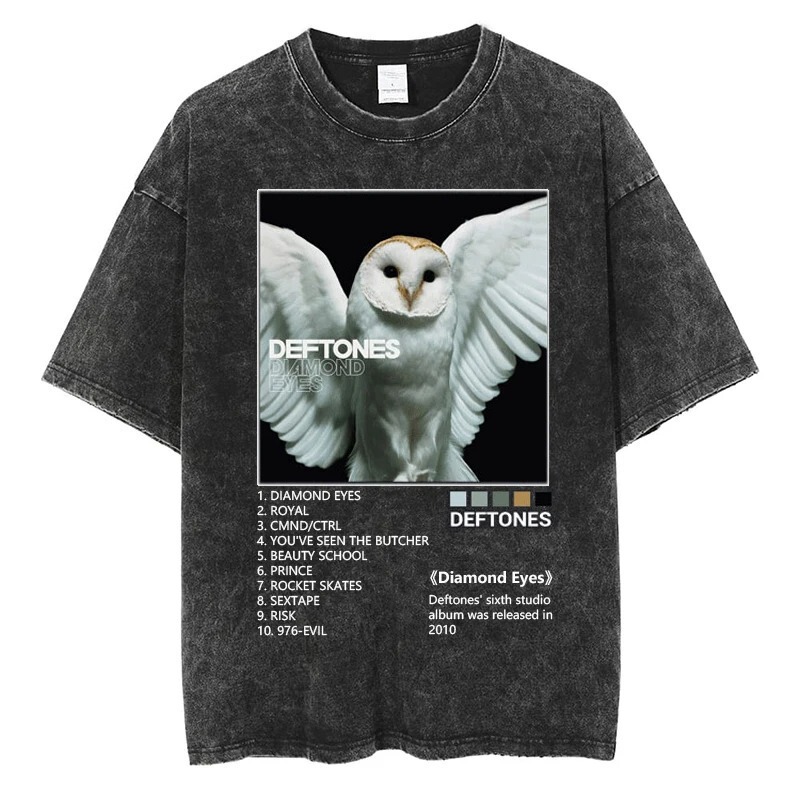 Deftones Band-Diamond Eyes Music Album Cover T-Shirt Metal R