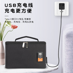 Portable insulated bag, large capacity, outdoor picnic food heating insulated bag, multi-functional bottle, wet tissue heating bag