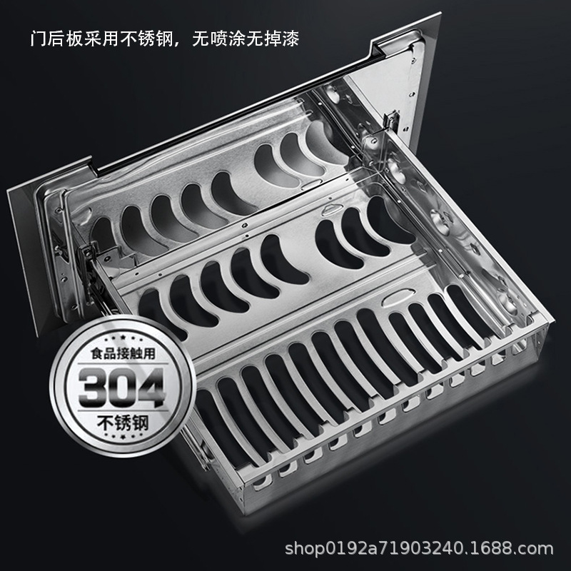 镶嵌入式消毒柜家用三层大容量小型高温多功能厨房碗柜|undefined