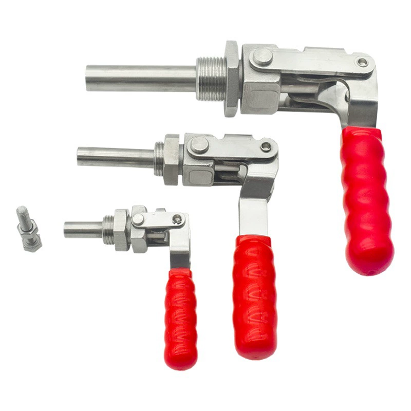 304 нержавеющая сталь двухтактный держатель Quick Clamp толкатель тумблерный зажим 304C 305E 301A