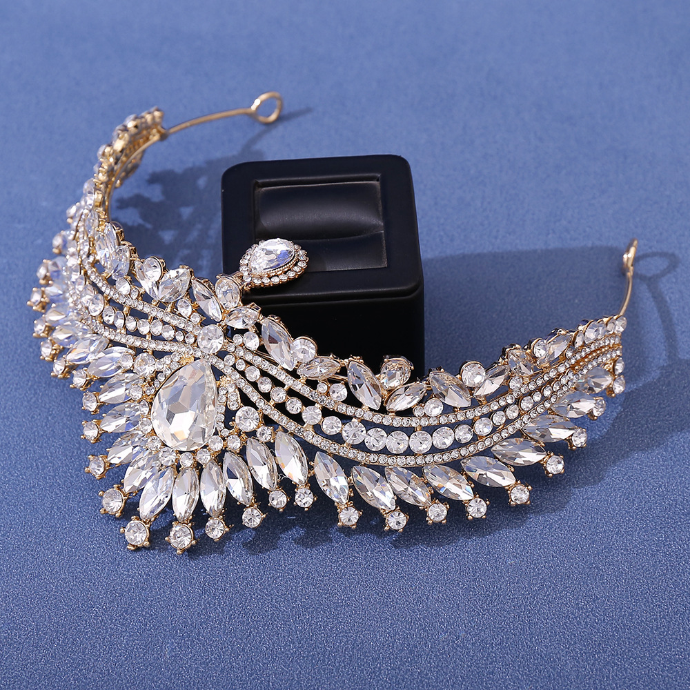 新娘珍珠水晶皇冠