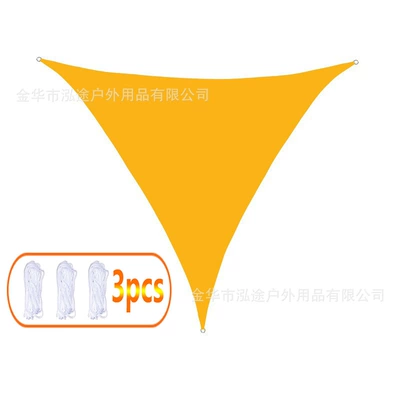 Avtomobil yan çətirləri, Cross-Border Outdoor Triangular Sunshade - mango-yellow-11-1m