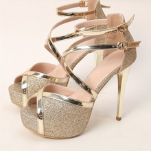 F 75307 Rhinestone Stiletto Sandals ��Ƭ���߸���Ь�羳��