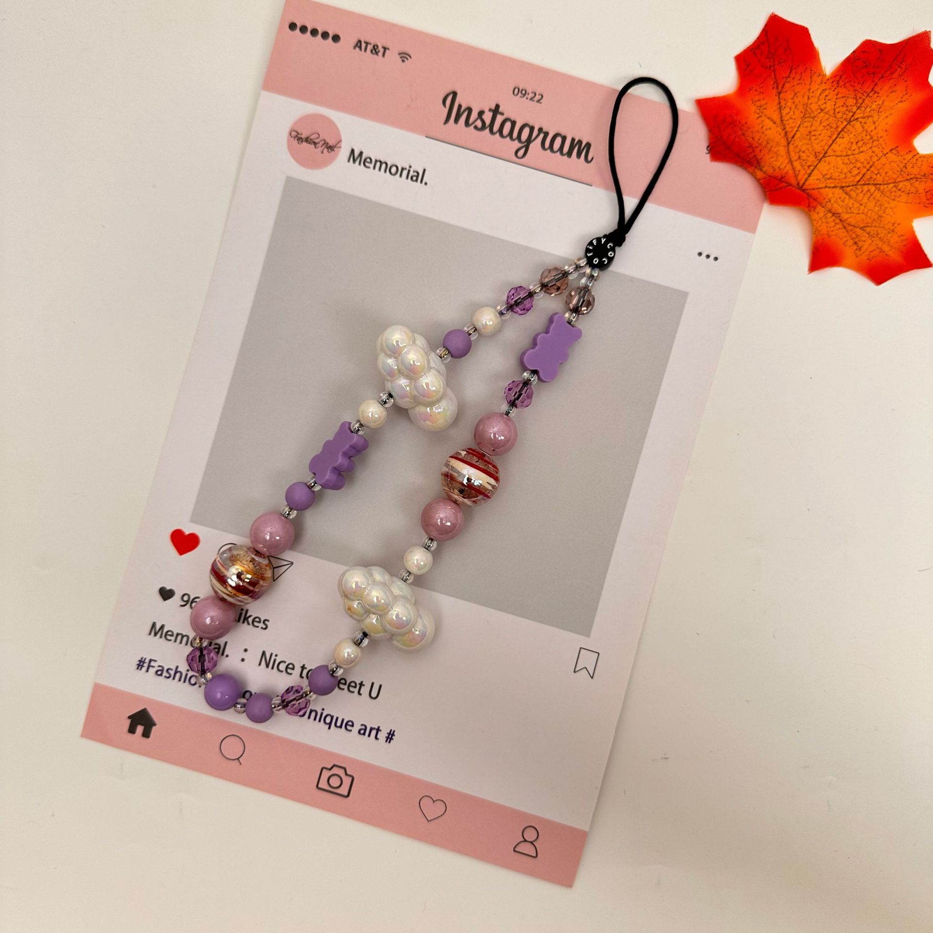 Moda simple amor mariposa serie de cadena de teléfono móvil cadena de teléfono móvil bolso bolso llaver colgante corto diseño de nicho