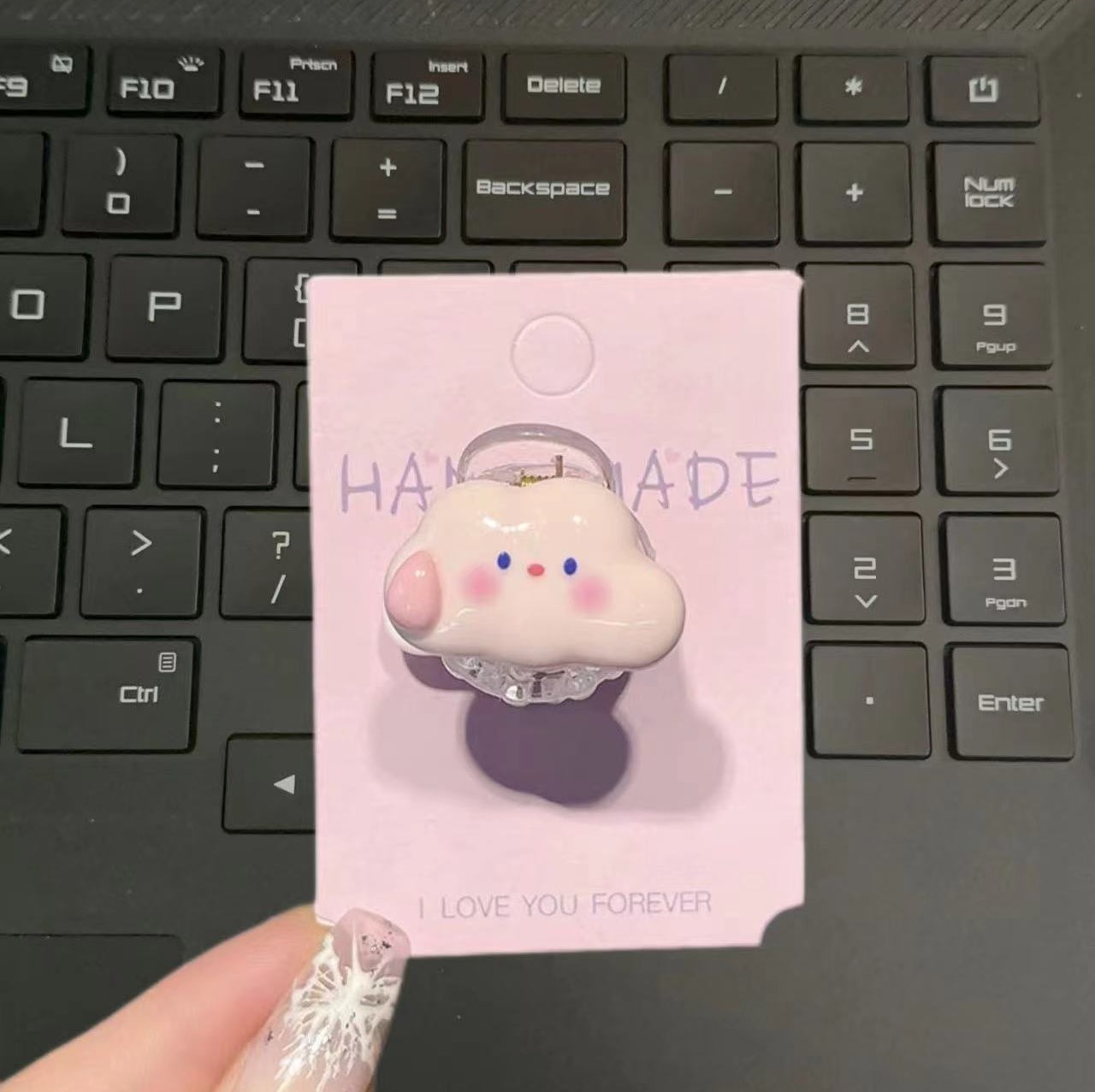 粉色云朵抓夹