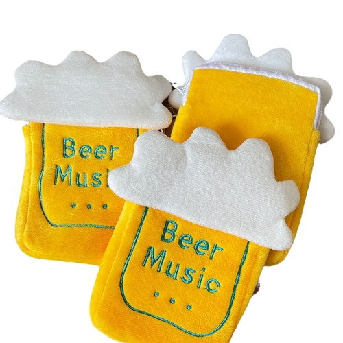 Round plush bag zipper girl back bar pendant storage bag children's coin purse cartoon creative bag LQB06