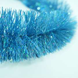 跨境镭射点点茜草毛条各种派对背景装饰用品 国庆节墙面装饰彩条