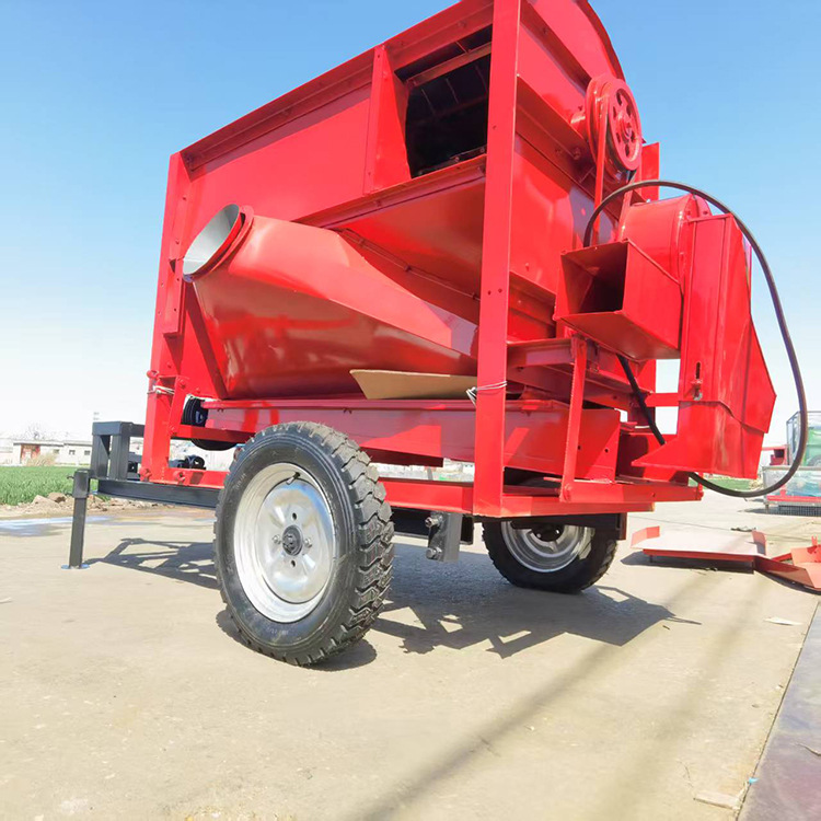 新疆孜然脱粒机农用谷子高粱打粒机水稻打粒机新款水稻尾巴脱粒机