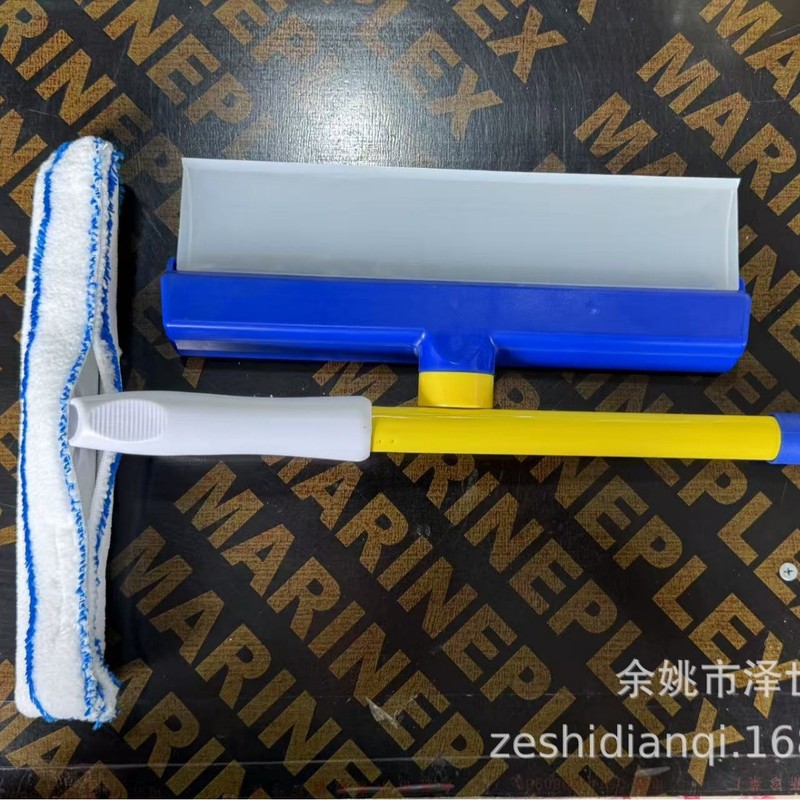 12寸一体蓄水刮刀套装擦窗神器刮玻璃超细纤维布套跨境热销|undefined