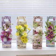 Festival New Arrival Creative Printed Gift Boxes, Festival Tote Boxes, Bouquet Packaging Gift Boxes, Wholesale Flower Shop Floristry Supplies