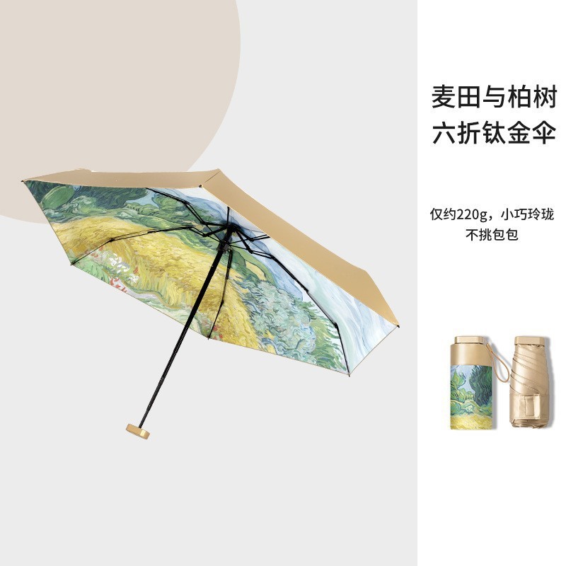 Zhiumbrella 50% de descuento paraguas de sol lluvia y lluvia de doble uso paraguas de protección solar paraguas plegable bolsillo de sentido de alto grado plano 60% de descuento mini sol image 20