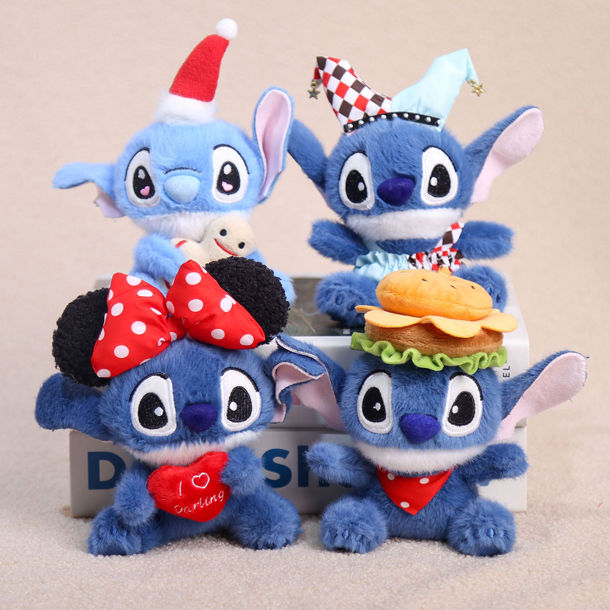 可爱萌史迪仔挂件毛绒玩具公仔网红史迪奇包包挂饰钥匙扣娃娃玩偶