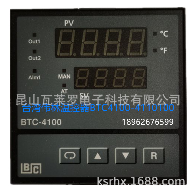 BTC4100-4110100台湾伟林温控器BTC-4100-4111100自整定PID温控表