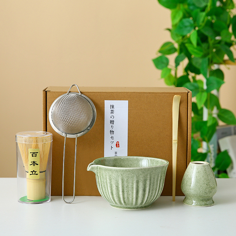 国境を越えた抹茶ボウル、抹茶ツール、ブラシ、日本茶茶碗、抹茶カップ、粉ボウル、ミキサー、茶筅器具セット|undefined