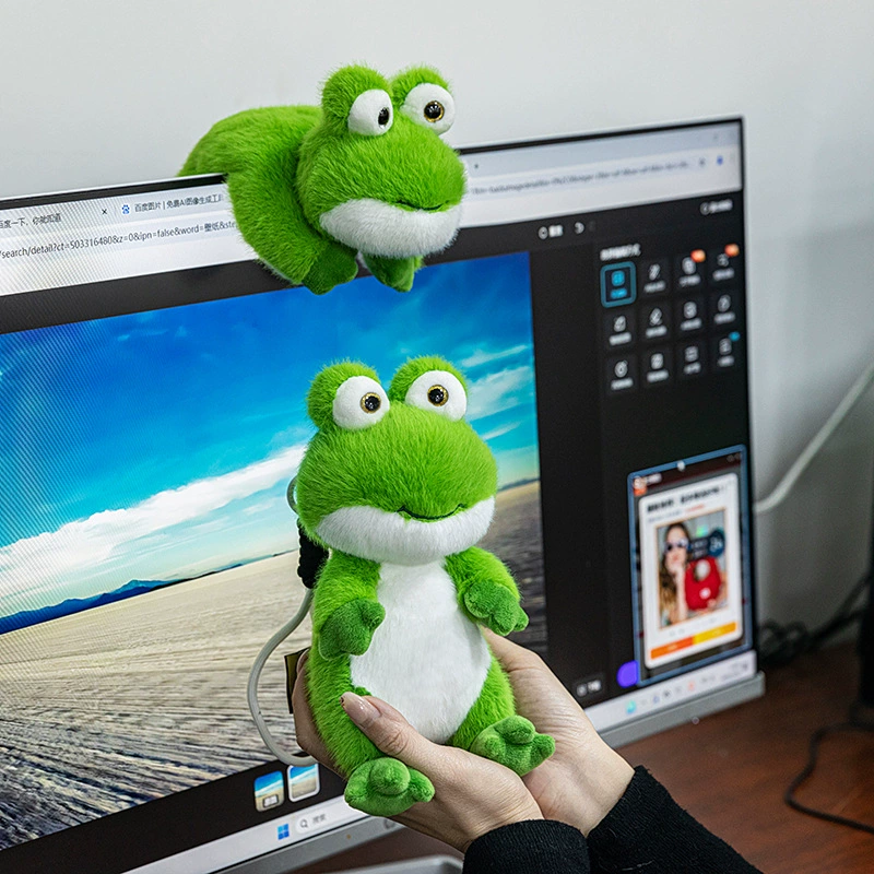 Plush cute toy, animal model, pendant, wholesale, frog, Birthday gift