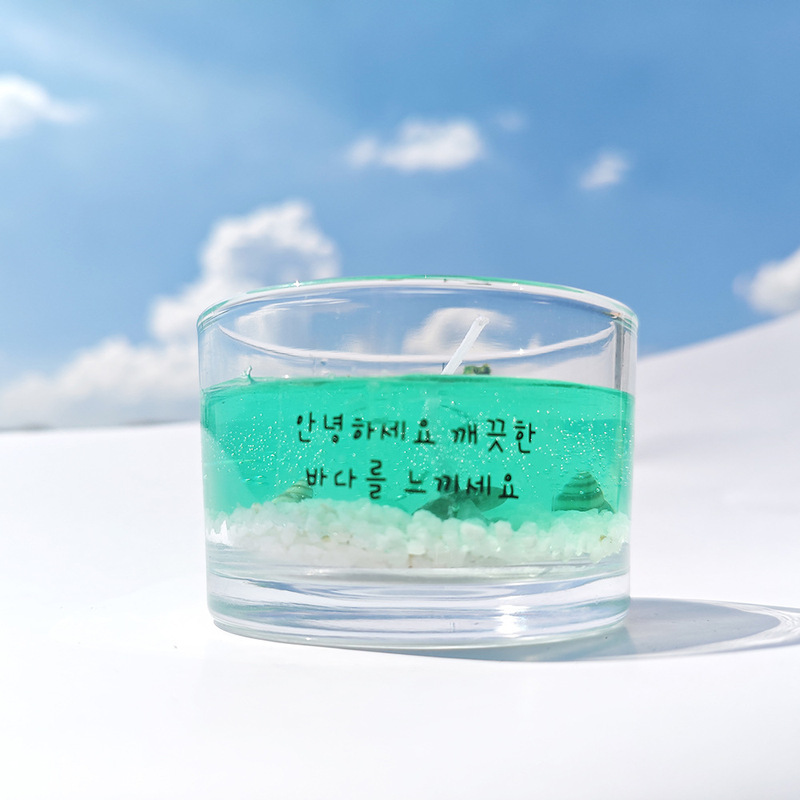 济州岛海洋秘境香薰蜡烛小众高级氛围感送闺蜜女生礼物家居摆件|undefined