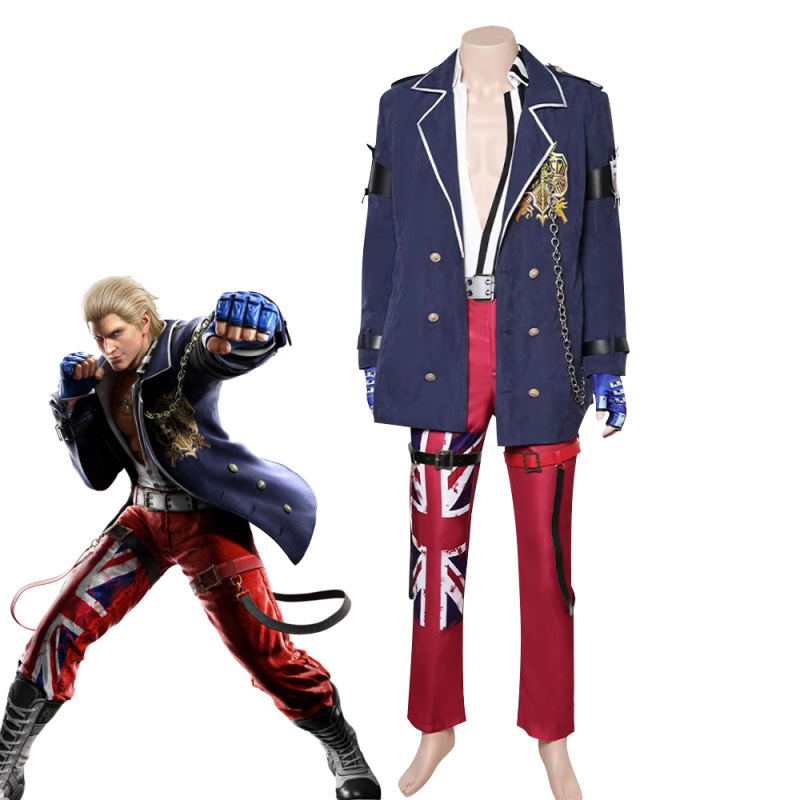Iron Fist 8cos Suit Boxer Steve Fox cosplay Costume Game Same Style Role Playing Suit