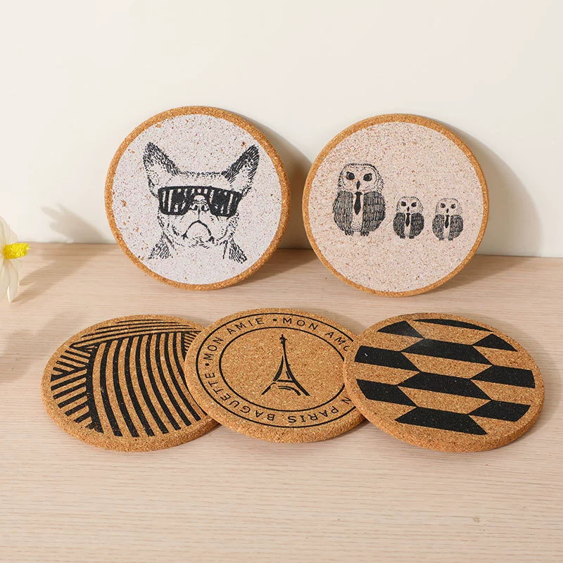 Cork Coasters, Custom Paper Coasters, Absorbent Paper Coasters, Cardboard Coasters, Disposable Coasters, Environmentally Friendly Ink Printing