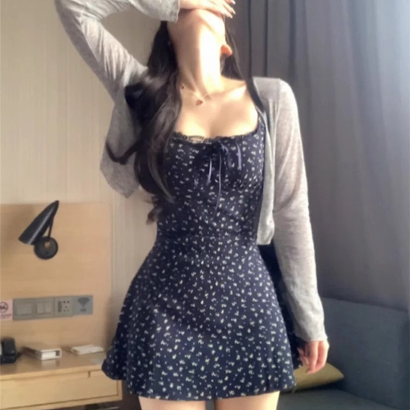 블루 스커트 [싱글 스커트] 가슴 패드 없음