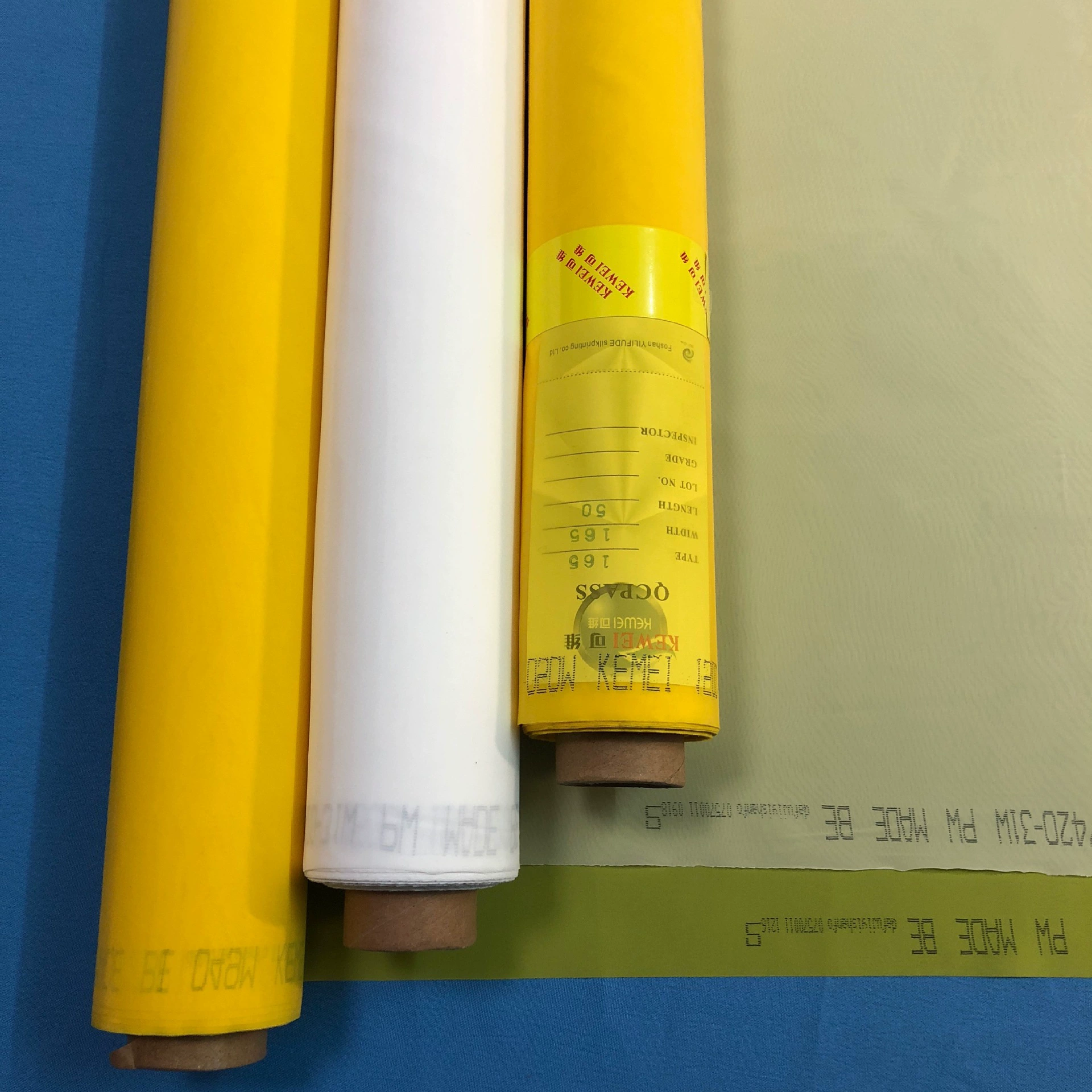 Умерная шелковая печать сетчатая пряжа 380 меш 420 меш 127 метров широкая сетчатая ткань