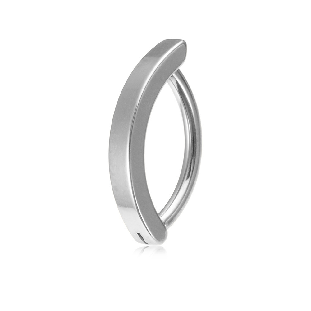G23 Titanium Inverted Belly Button Ring For Women Simple Style_voghion.com