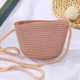 Woven Straw Bag, Cute Kidsren's Crossbody Bag, Shell DIY Nude Bag, Seaside Vacation Tourist Attraction Bag, Summer