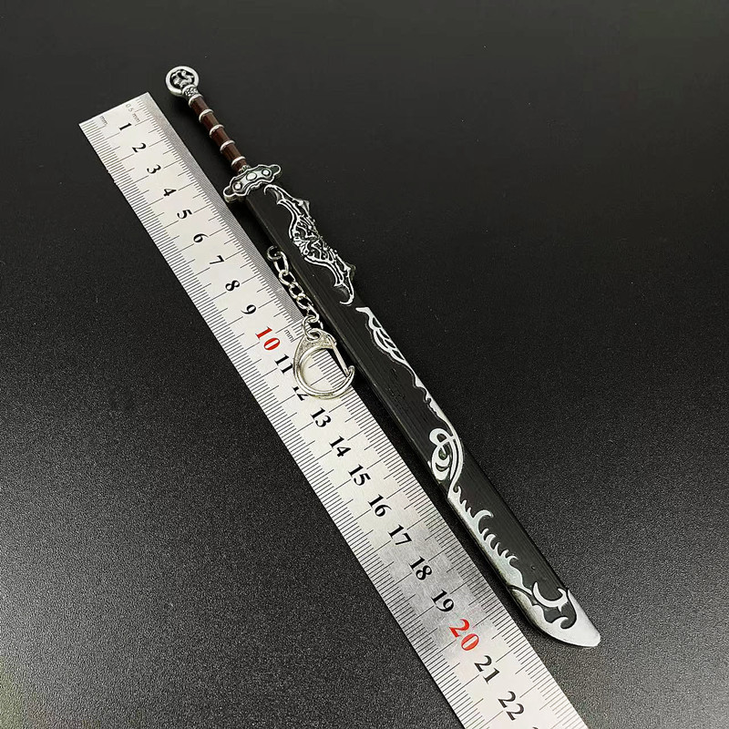 古代十大名剣模型唐横刀冷兵器置物合金古風武器鞘付き宝剣玩具|undefined