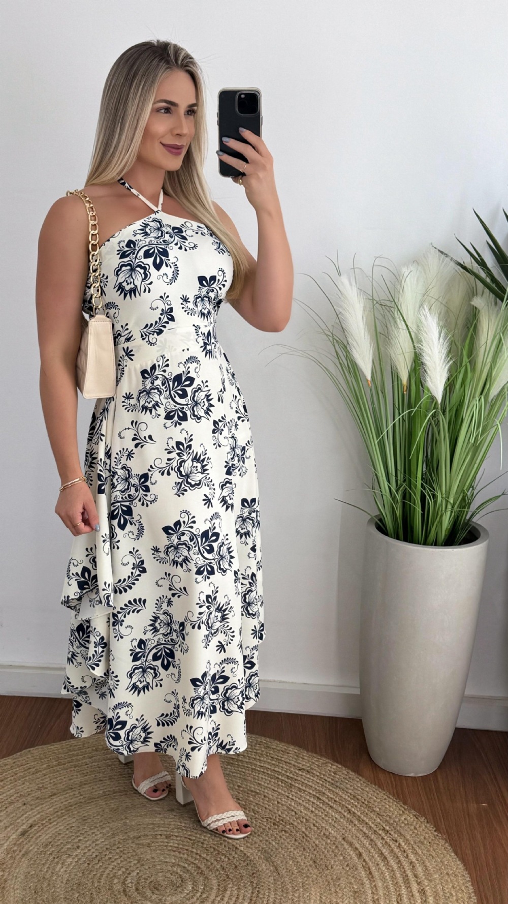 189g Weight Midi Dress Dress Length Type Sleeveless Sleeve Length Regular Dress Dresses Type Spandex, Polyester Fabric Type Mid Waist Waist Line Holiday, Daily Occasion Halter Neck Neckline Regular Fit Fit Type Abstract Pattern Summer Season Women's Gender Printing Design Vacation Style Wholesale Women's Vacation Printing Abstract Holiday Daily Halter Neck Sleeveless Regular Dress 8
