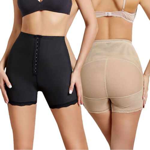 Cross-border high-waisted breasted tummy-tightening pants for body-shaping, butt-lifting, butt-exposed butt-enhancing pants for women after childbirth, tummy-tightening underwear