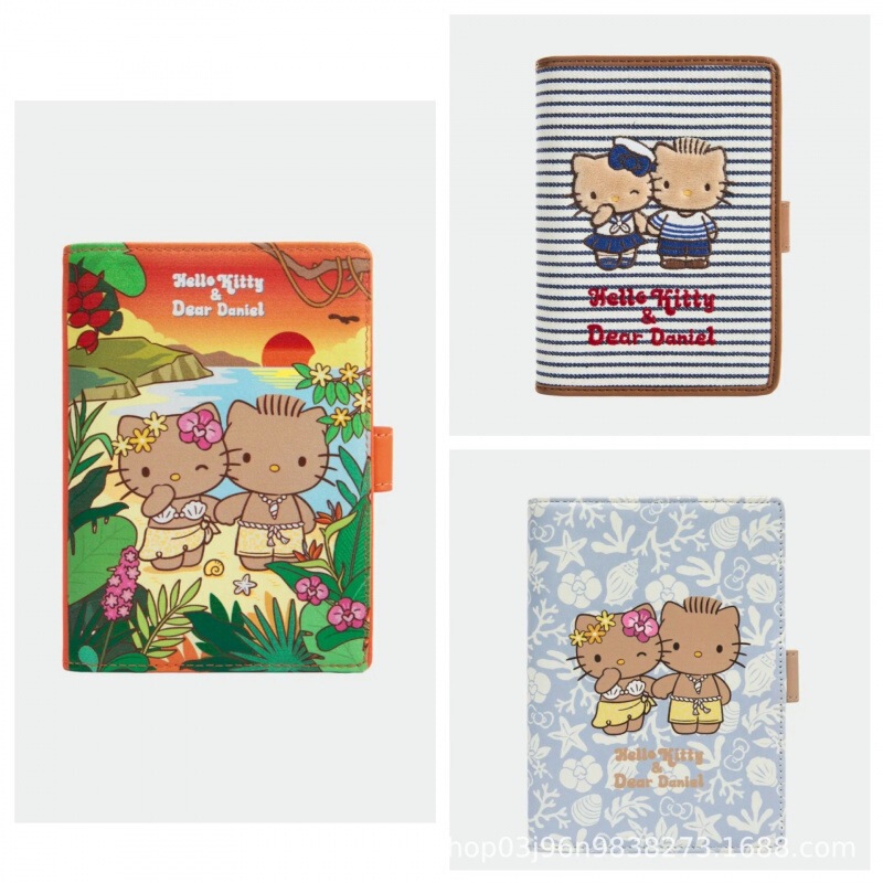 tbh Beastly Home Hello Kitty Genuine Leather Passport Holder Multifunctional Document Case Cartoon Anime Wallet for Women tbh Beastly Home Hello Kitty Genuine Leather Passport Holder Multifunctional Document Case Cartoon Anime Wallet for Women