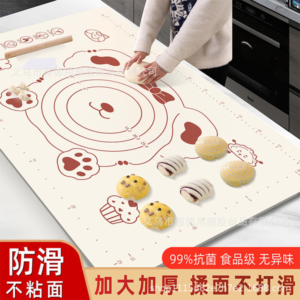 Silicone kneading mat
