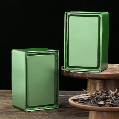 Anyuan packaging square tinplate tea can 125g tea can sealed metal can Longjing tea tin box
