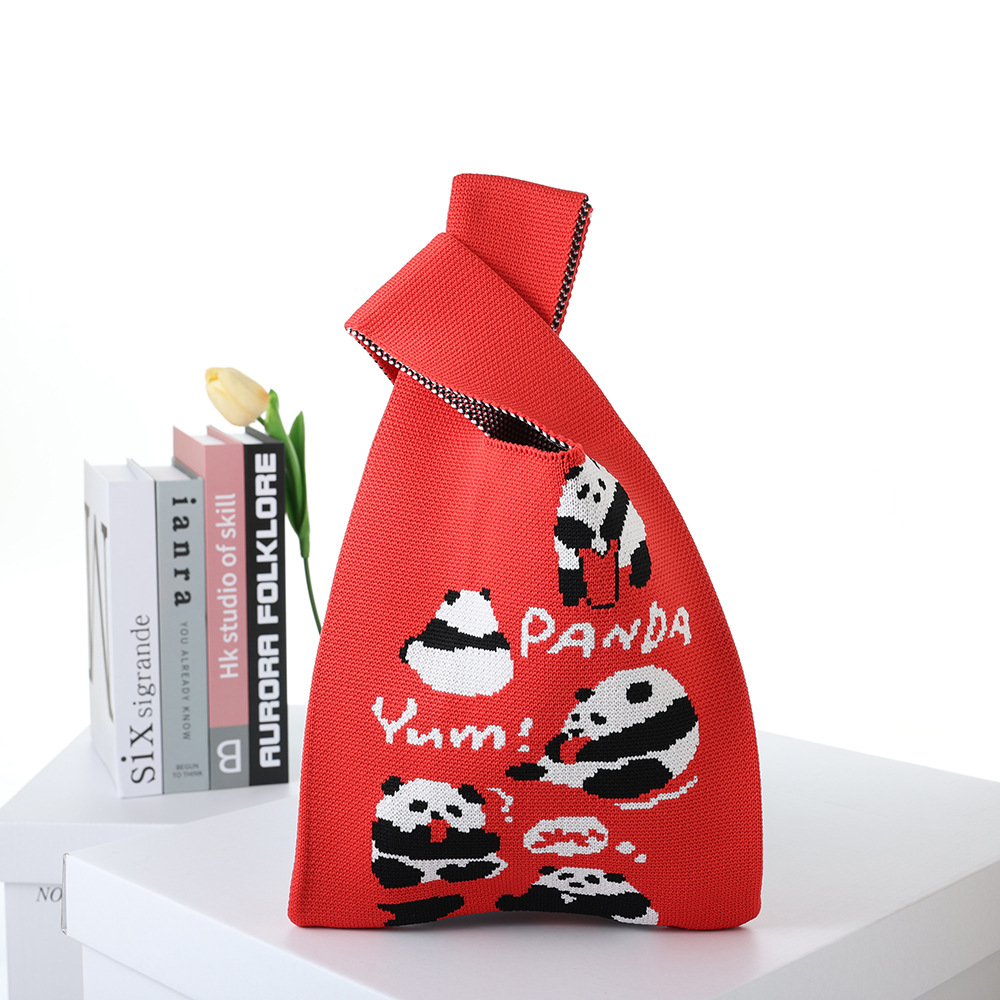 2024 Flying Weaving Bag Tote Bag Versión coreana del nuevo bolso de mano de moda Fabricante de bolsas de compras casuales de gran capacidad para estudiantes