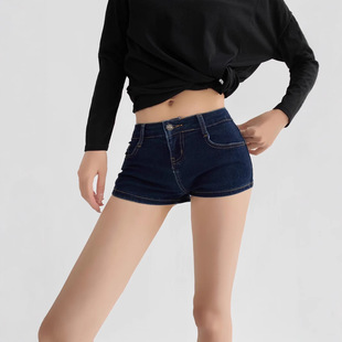 2025 summer new fashion temperament bag hip elastic tight sexy hot pants S2321