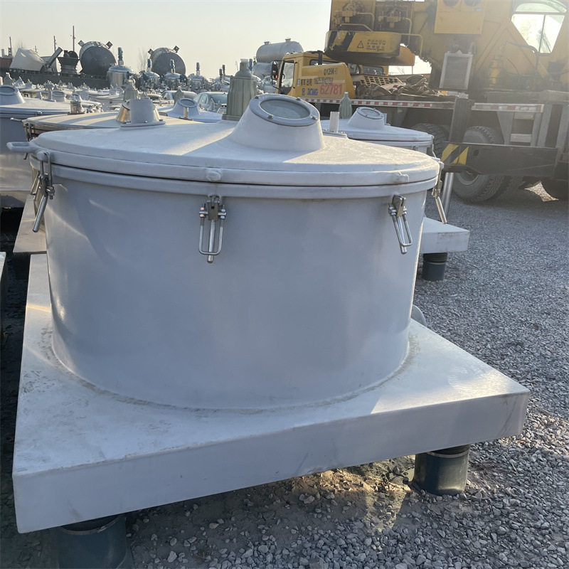 二手衬塑平板离心机 二手工业分离设备 1250型密闭离心机