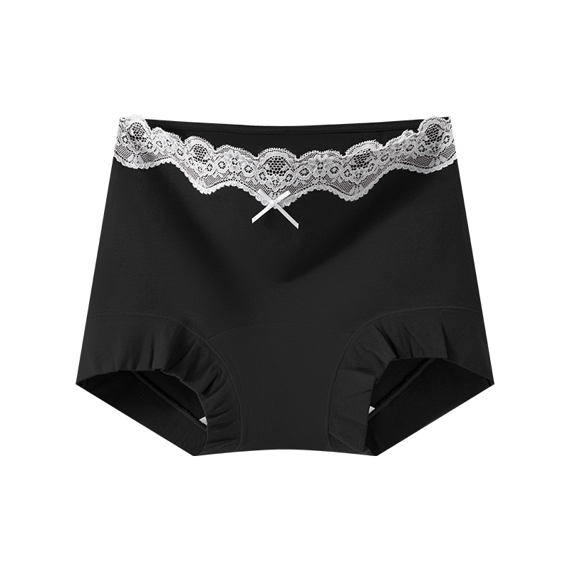 Bóxer Calzoncillos Calzoncillos de entrepierna larga de algodón puro para mujer Primavera y verano 10a Pantalones de seguridad de cintura media sin costuras antibacterianos