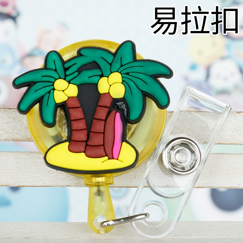 Cartoon cute work nurse uniform, card holder