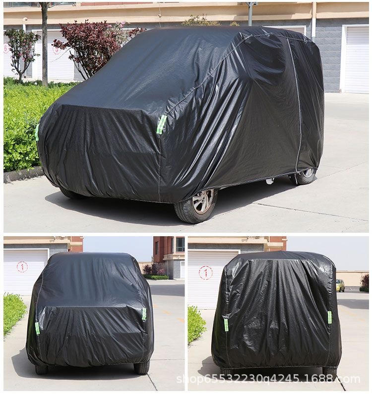 Electric Four-Wheel Elderly Mobility Scooter Car Cover, Heat Insulation, Sun Protection, Rain Protection, Snow and Frost Protection, Thickened Dust Cover Available
