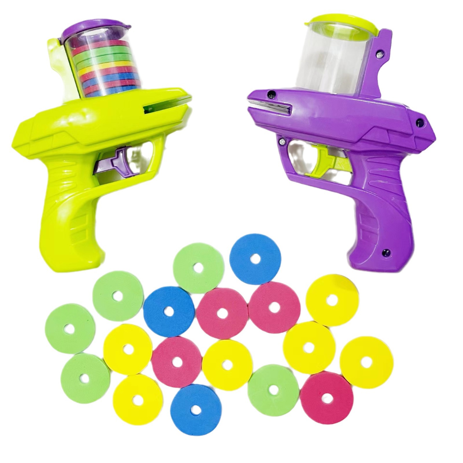 TikTok Explosive Turnip Ufo Gun Toys Nostalgic Classic Frisbee Gun Soft Shotgun Children's Toys Stall Toys