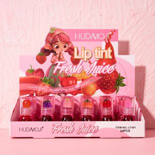 Hudamoji Six-Color Fruit Lipstick Water Natural and Long-Lasting Improvement of Complexion and Whitening Artifact Cross-Border Makeup Wholesale